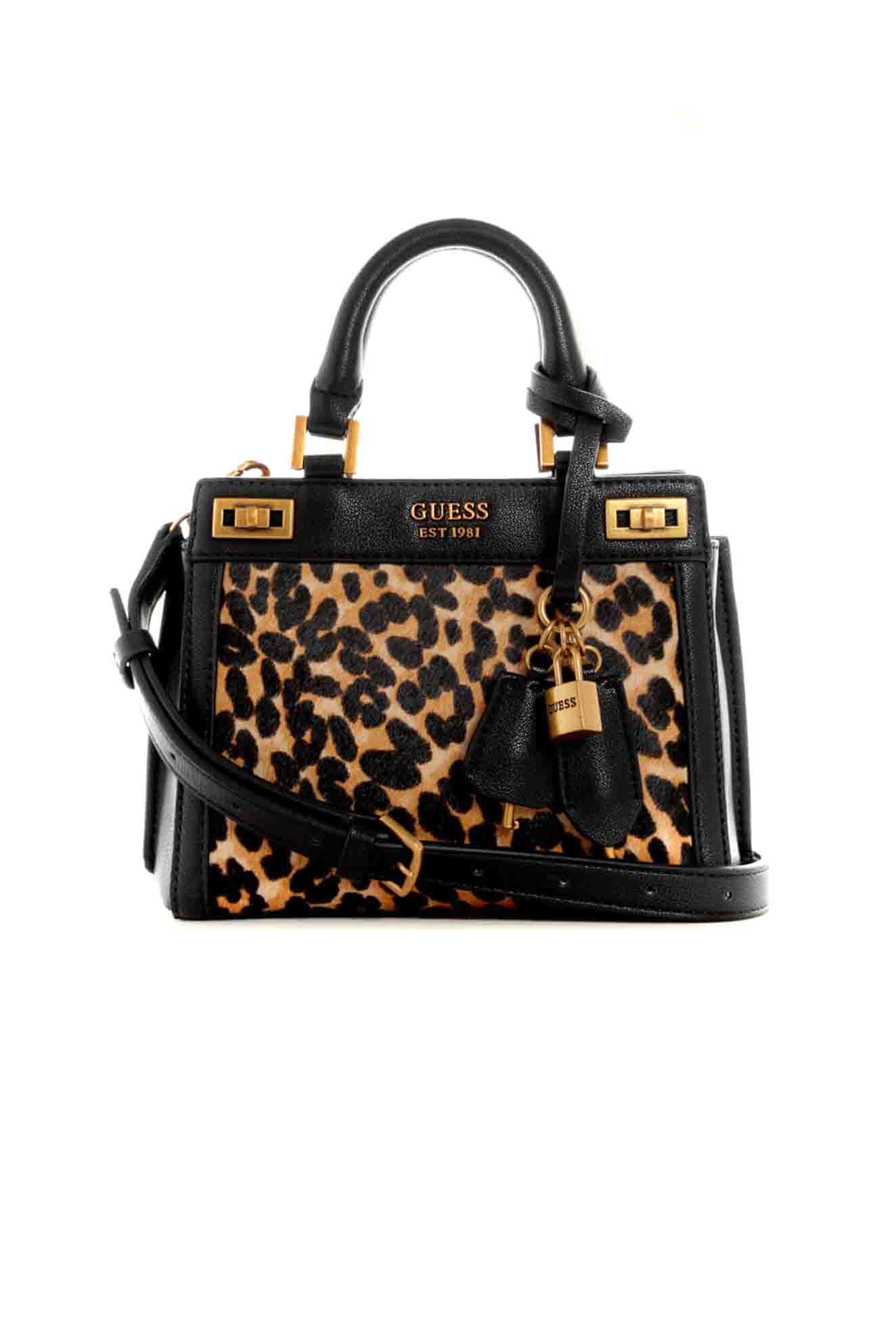 Guess Katey Mini Satchel in Black